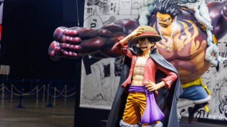 Luffy figure from One Piece during One Piece Day 2023