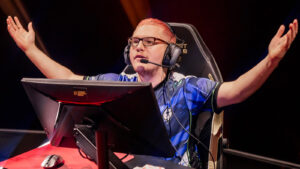 Kelden "Boostio" Pupello of Evil Geniuses competes at VALORANT Champions Los Angeles Playoffs Stage at the Shrine Expo Hall on August 17, 2023 in Los Angeles, California