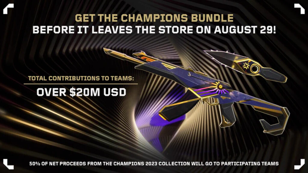 Valorant Champions 2023 bundle proceeds eclipse prize pool ONE Esports