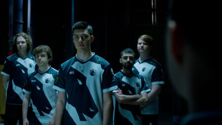 An image taken from Team Liquid's Turn The Tide anthem and music video for Valorant Champions 2023