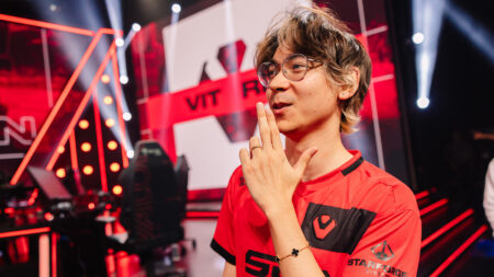 Tyson "TenZ" Ngo of Sentinels poses during 2023 VCT Americas Last Chance Qualifier at the Riot Games Arena on July 16, 202