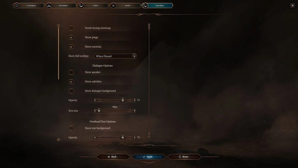 Multiplayer Options dialog