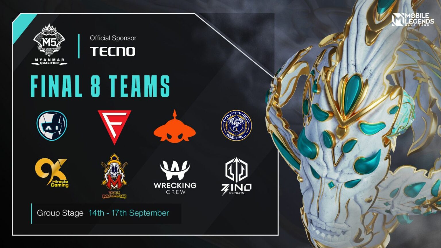 M5 Myanmar Qualifier: Schedule, results, format, streams | ONE Esports