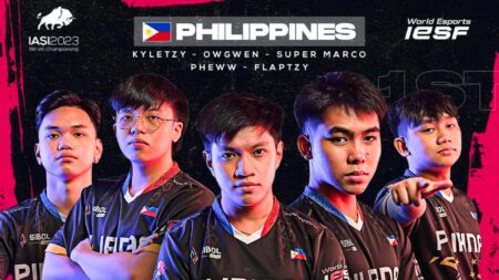 IESF WEC Mobile Legends 2023 champion SIBOL poster