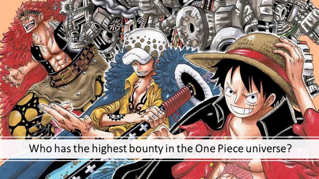 How much is a Berry in One Piece worth? One Piece characters Monkey D. Luffy, Eustass Kid, and Trafalgar Law in ONE Esports in featured image for article "Who has the highest bounty in the One Piece universe?"