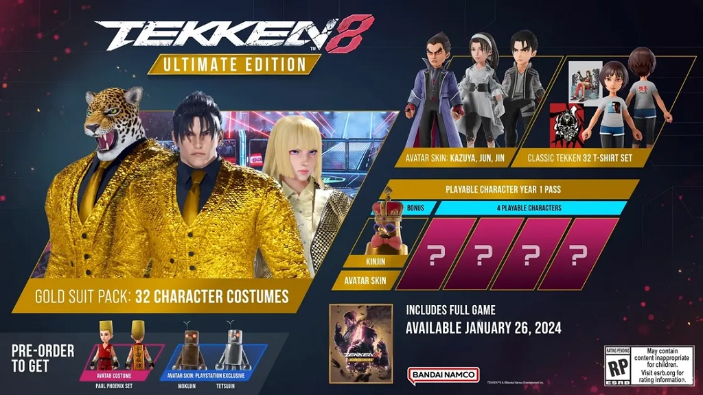 Tekken 8 pre-order guide: Editions, pre-order bonuses