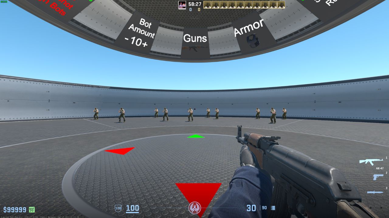 CS2 Aim Training Map - Alternative option to the popular aim botz map.