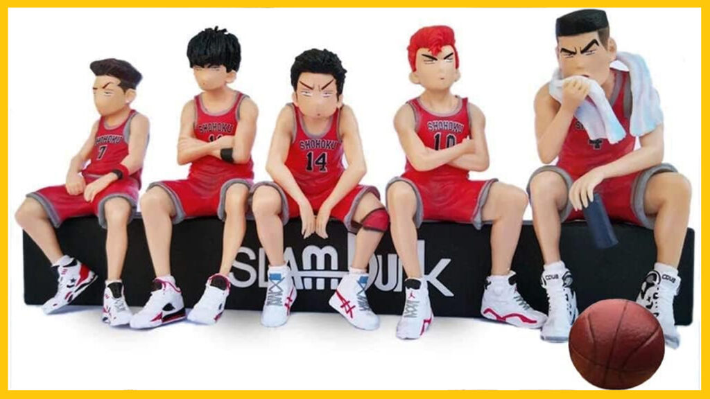 Figura Mobysing Slam Dunk, Hanamichi Sakuragi, Ryota Miyagi, Ju Mitsui, Gonori Akagi, Decoración de Coche, Figura de Anime, Juego de 5