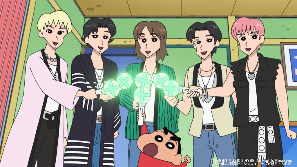 TXT as anime characters? They'll debut in Crayon Shin-chan | ONE
