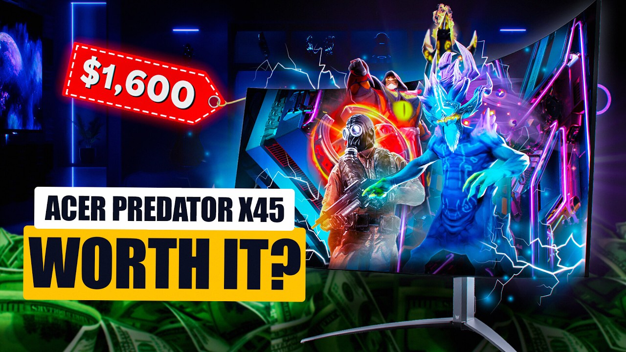 Predator X OLED Monitor gaming curvo | X45 | Negro