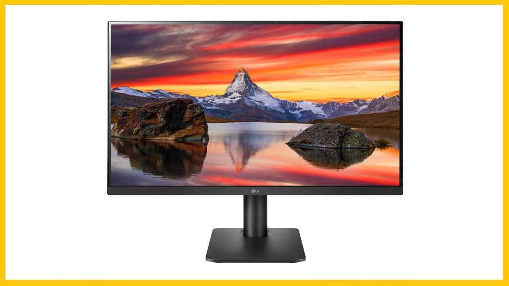 Imagen promocional del monitor de computadora LG 27MP450-B tomada del sitio web oficial de LG