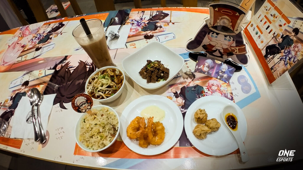 Honkai Star Rail Time to Feast: Astral Express Pit Stop food featuring Mann Hann Set A meal
