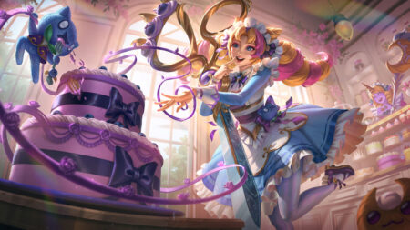 Cafe Cuties skins in League of Legends featuring Gwen