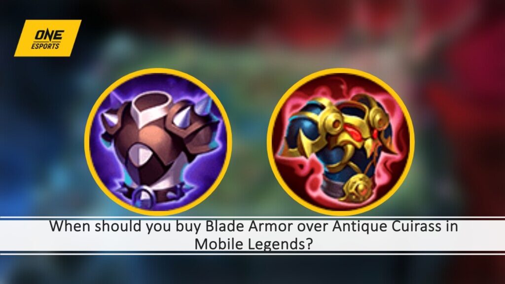 Mobile Legends: Bang Bang Items: Blade Armor and Ancient Cuirass