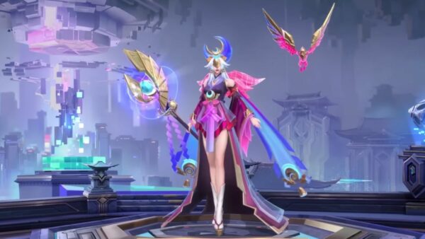 Neon Shingetsu Pharsa Epic skin radiates Blade Runner vibes | ONE Esports