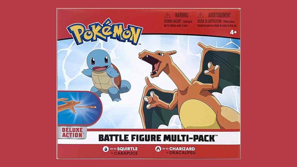 POKEMON BATTLE FIGURE 2 PACK - Features 2-Inch Mew & 4.5-Inch