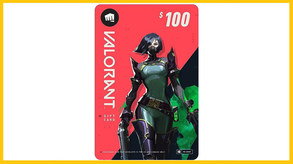 Valorant US$100 Gift Card from Amazon