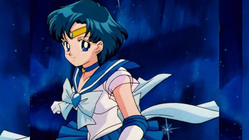 Anime character Ami Mizuno from Sailor Moon