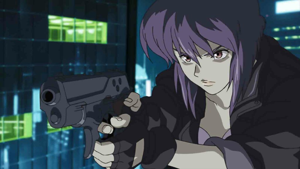 Motoko Kusanagi in Ghost in the Shell Stand Alone Complex