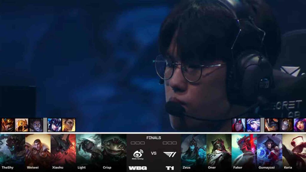 LoL Worlds 2023 T1 vs WBG Finals Break Viewership Record