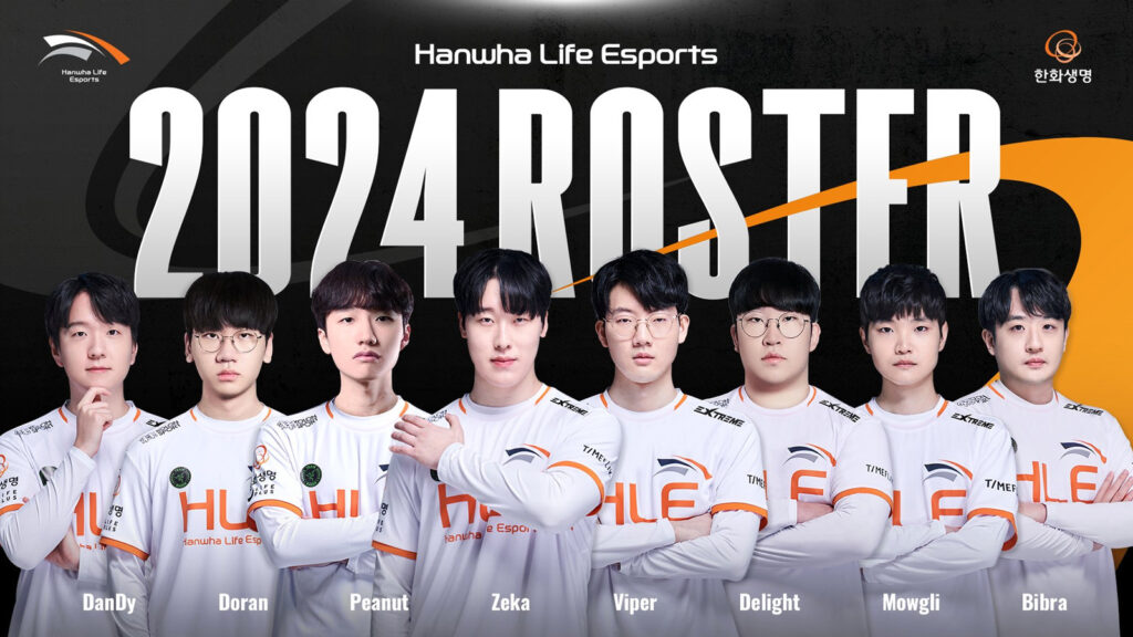 LCK roster changes 2024 featuring Hanwha Life Esports
