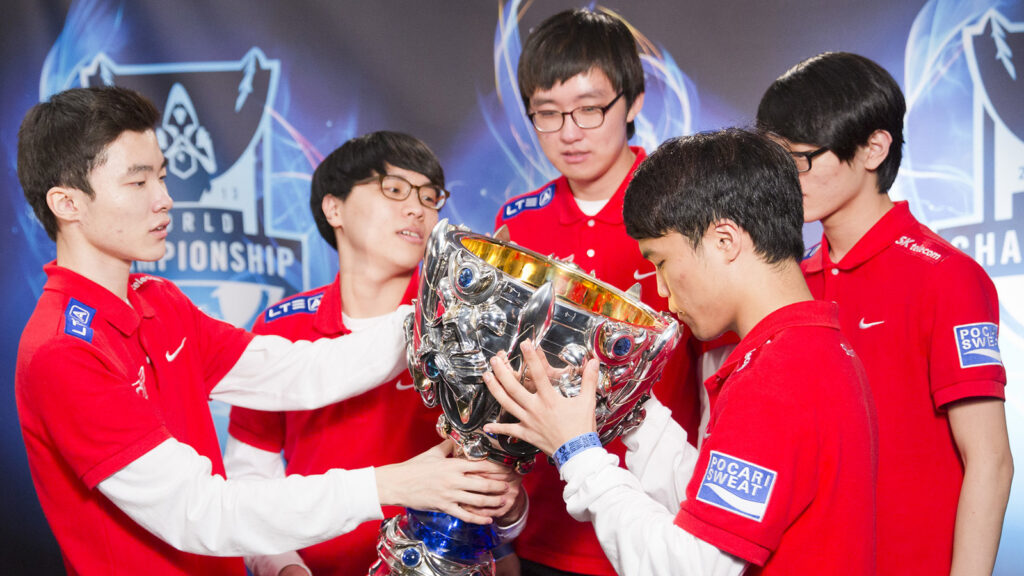 LoL-spelers met de meeste Wereldkampioenschappen met SK Telecom T1 op Worlds 2013