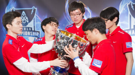 LoL players with most World Championships featuring SK Telecom T1 at Worlds 2013