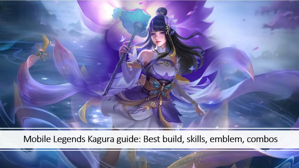 Mobile Legends: Fondo de pantalla de Bang Bang Water Lily Kagura con enlace de guía de héroe