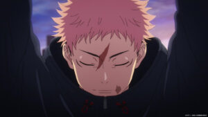 Jujutsu Kaisen season 2 final episode closing the gate showing Yuji Itadori