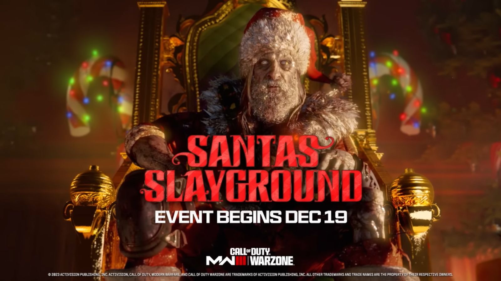 COD Christmas event Santa's Slayground, dates, challenges, rewards