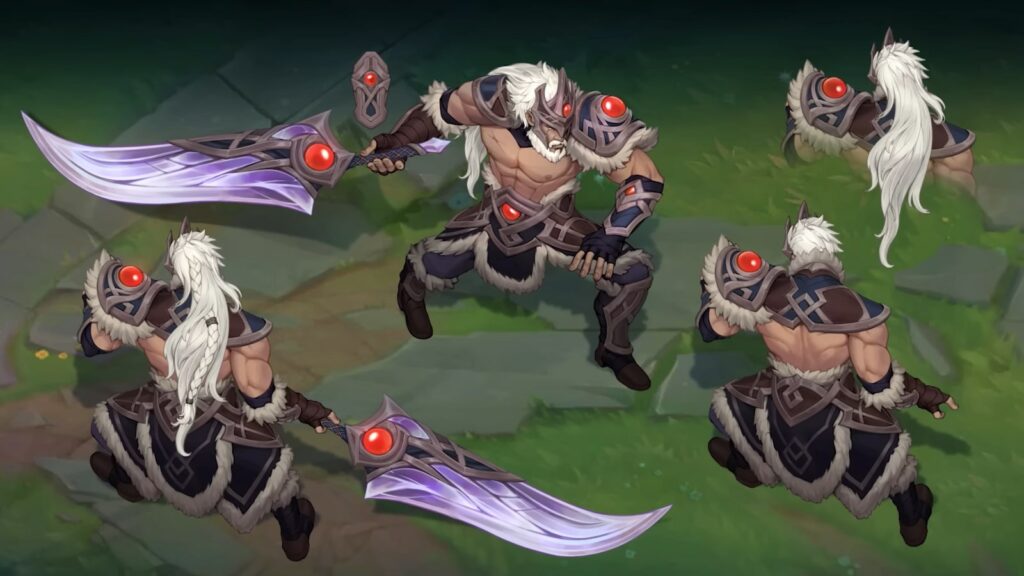 First look at Victorious Tryndamere skin