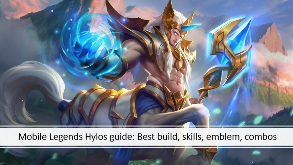 Mobile Legends: fondo de pantalla de Bang Bang Hylos con enlace de guía de héroe