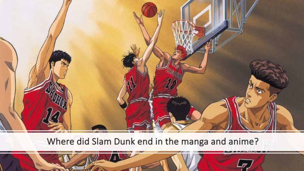 Escena final de SlamDunk: donde terminan el anime y el manga