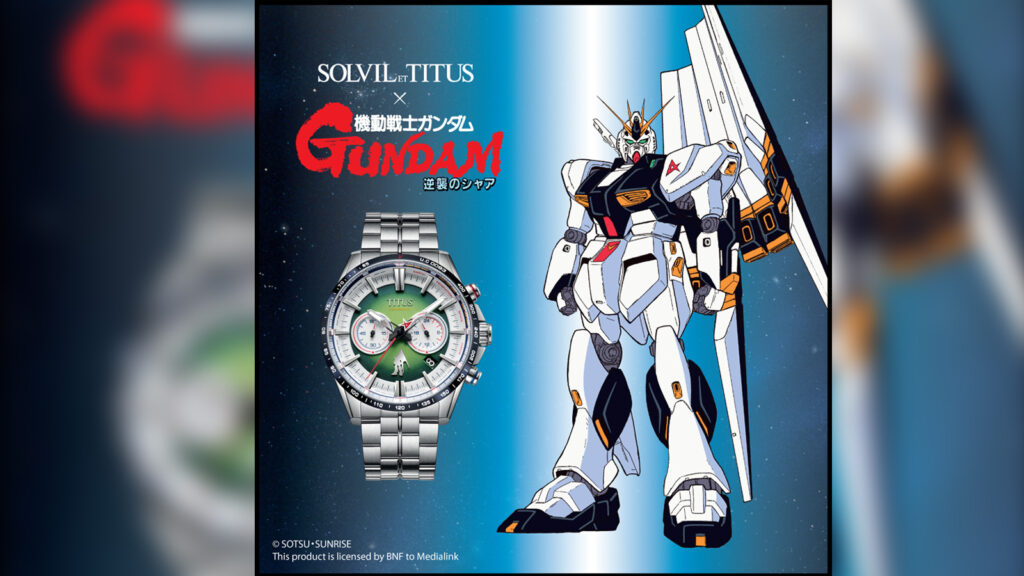 Reloj cronógrafo 'ν Gundam' de la colección Sabre de edición limitada