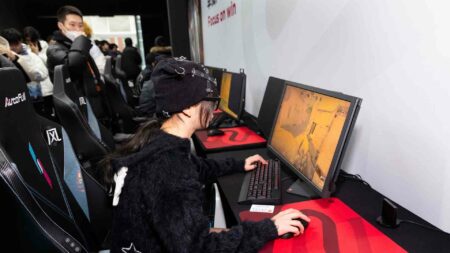Zowie monitor XL2546X used by esports pros at eEXTREMESLAND Asia Cup 2023