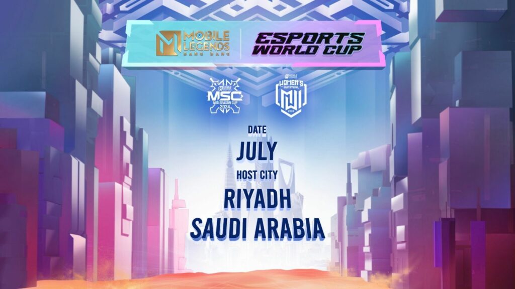 Calendario de la Copa Mundial de Esports MSC 2024 y MWI 2024
