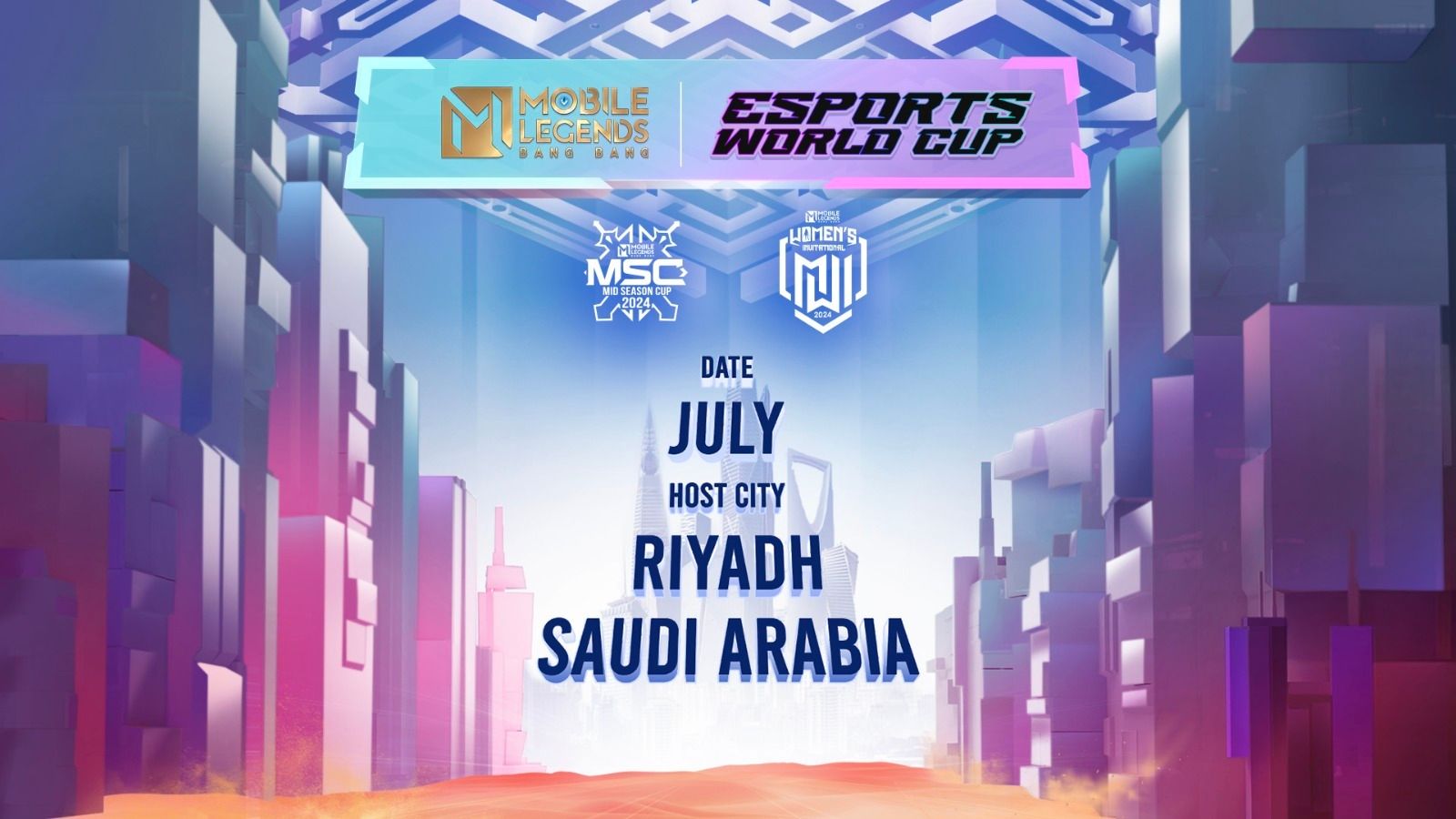 MSC 2024 heads to Saudi Arabia ONE Esports