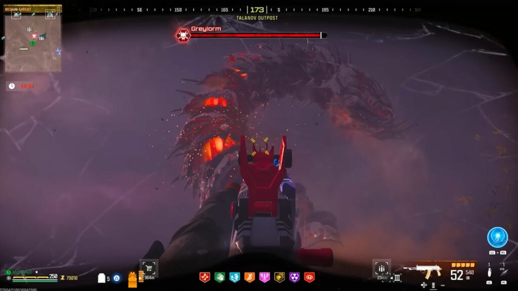 Captura de pantalla de la pelea del jefe Greylorm MW3 Zombies de la guía de MrDalekJD