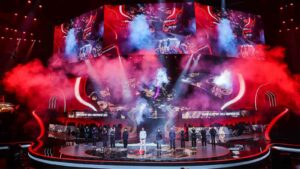 Naraka Bladepoint esports world championship J Cup 2023 solo opening ceremony in Chengdu, China