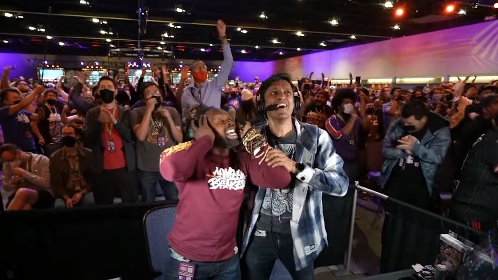 Tasty Steve and Rip bringing the hype as shown in the Tekken World Tour 2023 Finals promo video