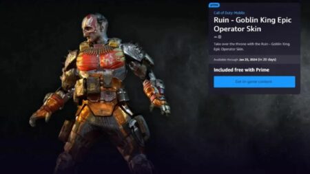 COD Mobile Prime Gaming Ruin Goblin King operator skin