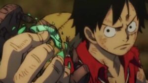 Does Luffy find the One Piece even after destroying the Laugh Tale Eternal pose?