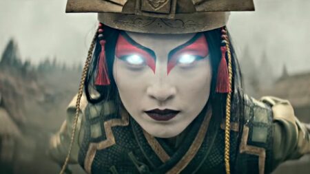 Avatar Kyoshi in Netflix's Avatar live action adaptation, played by Canadian actress Yvonne Chapman