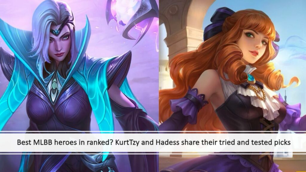 Best MLBB heroes in ranked? KurtTzy and Hadess share their tried and test picks