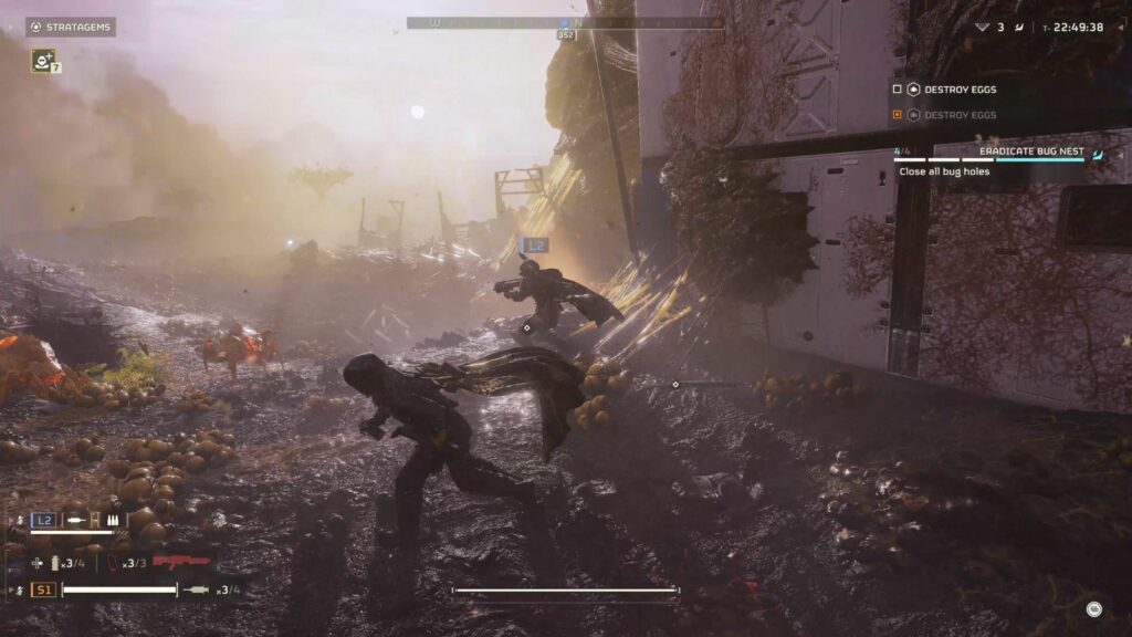 Does helldivers 2 have split screen big co op details one esports