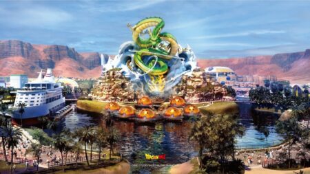 Qiddiya's Dragon Ball theme park concept art