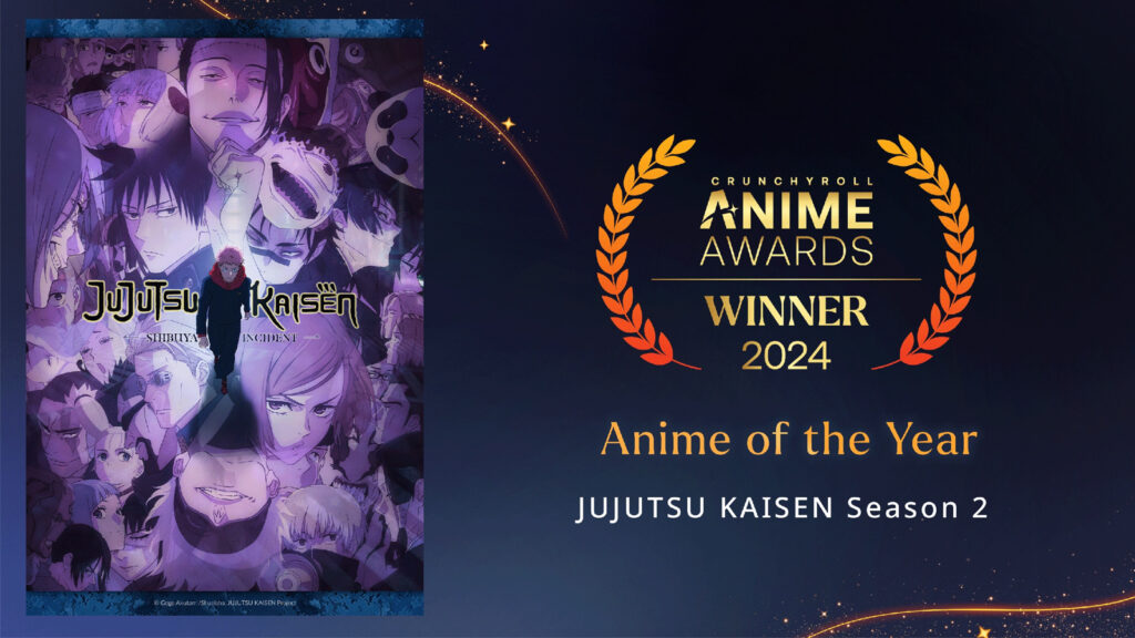 Anime of the Year 2024 Jujutsu Kaisen wins in 11 categories ONE Esports