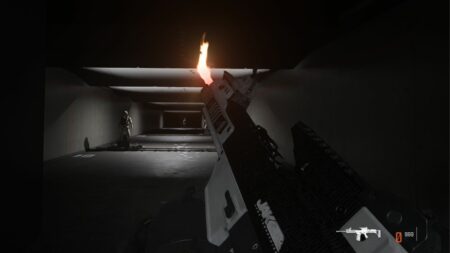 Modern Warfare 3 JAK Burnout Kit aftermarket part in firing range screenshot