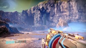 Hullabaloo wave-frame grenade launcher in Destiny 2