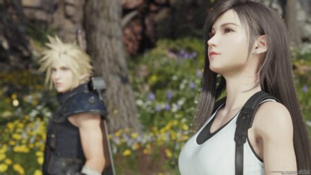 Cloud and TIfa in Final Fantasy 7 Rebirth